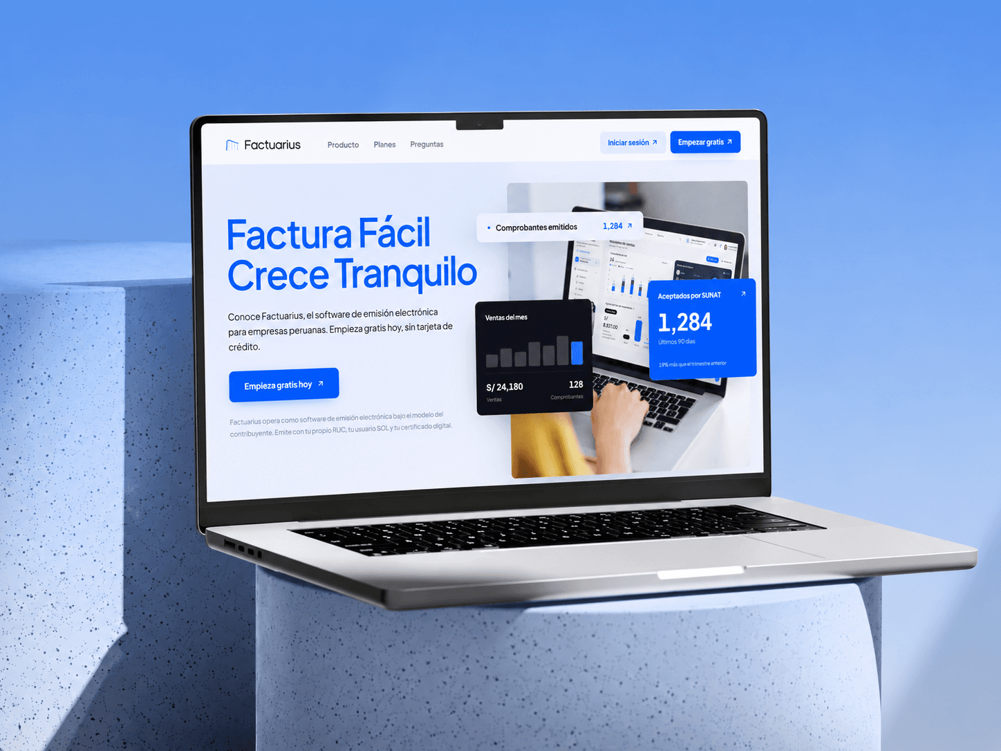 Factura fácil. Crece tranquilo.